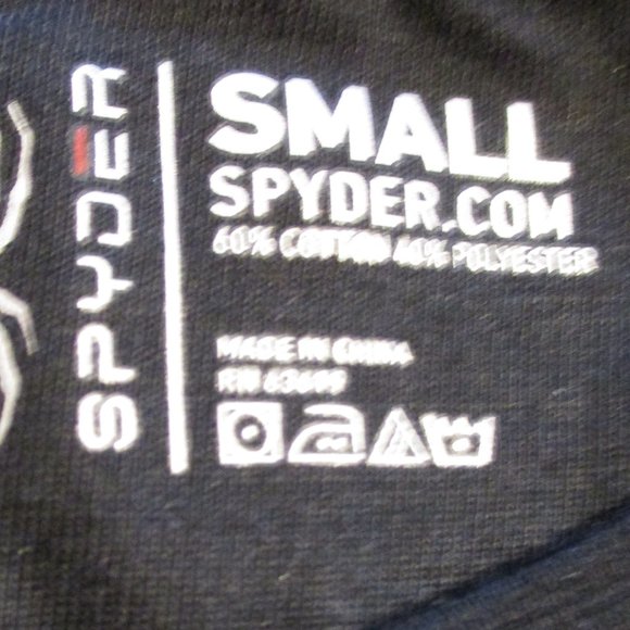 Spyder NEW Men Small Black Warm Long Sleeve Travel Vacation Outdoors Shirt - Picture 6 of 8